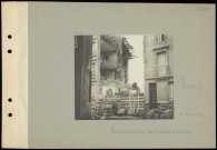 Nancy. Maison 14 rue du Vieil-Hêtre bombardée le 1er janvier