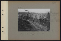 Brabant-sur-Meuse. Un coin du village bombardé