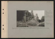 Beaulieu-les-Fontaines. Destructions systématiques par les Allemands ; l'église détruite par une mine