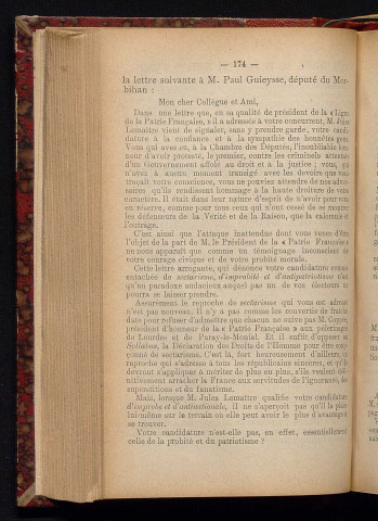 Avril 1903 - Bulletin officiel de la Ligue des Droits de l'Homme