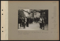 Issy-les-Moulineaux. Hôpital militaire. Le président Poincaré visite l'hôpital