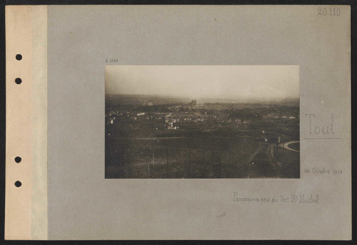 Toul. Panorama pris du fort Saint-Michel