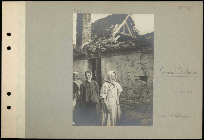 Verneuil-Courtonne. Les derniers habitants