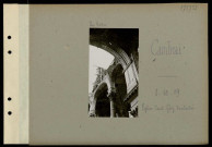 Cambrai. Eglise Saint-Géry bombardée