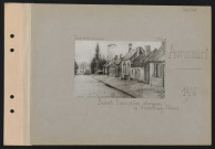 Avricourt. Pendant l'occupation allemande : la Hindenburg-Strasse