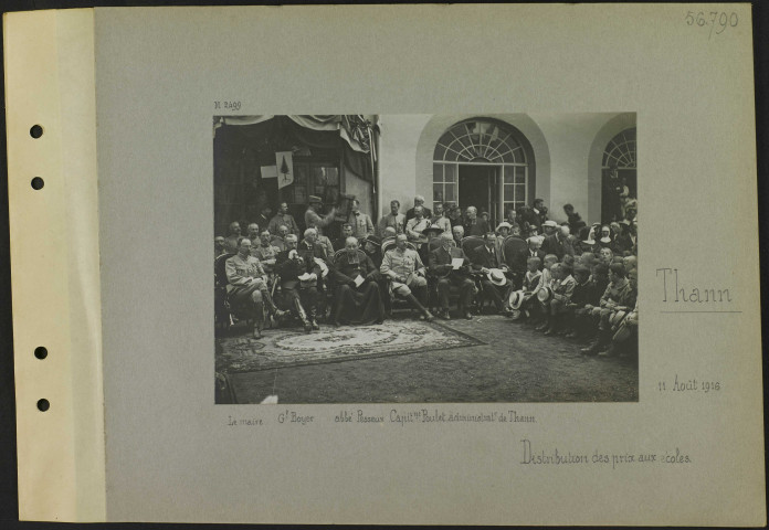 Thann. Distribution des prix aux écoles