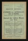 Année 1935 - Bulletin mensuel de l'Union des aveugles de guerre et journal des soldats blessés aux yeux