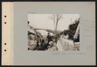 Roye-sur-Matz (près). Tranchée tenue par les tirailleurs