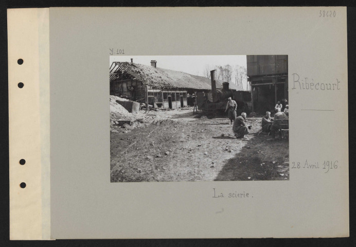 Ribécourt. La scierie