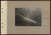 Massy-Palaiseau. Hangars camouflés vus à 600 mètres d'altitude