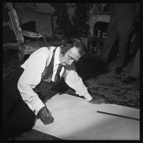 Salvador Dali à l'hôtel Meurice