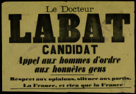 Le Docteur Labat Candidat