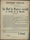 Le général de Cissey est établi de la gare Montparnasse à l'Ecole Militaire