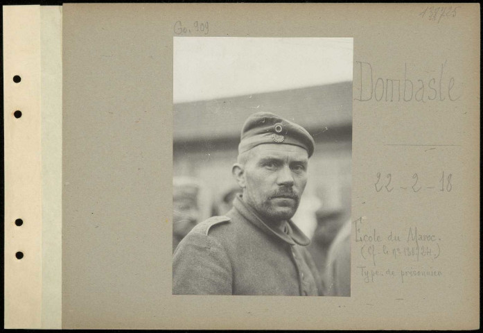 Dombasle. École du Maroc (cf. n° 138724). Type de prisonnier