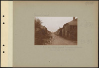Le Chesne. Rue du village pendant l'occupation allemande
