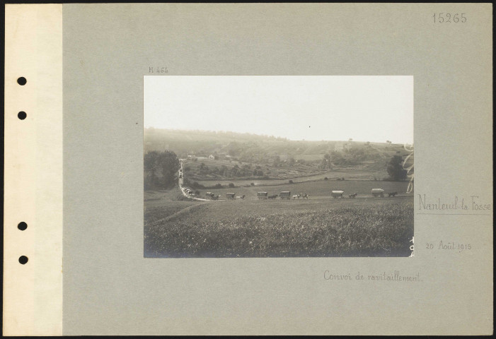 Nanteuil-la-Fosse. Convoi de ravitaillement