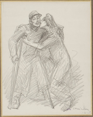 (La France embrasse un mutilé), 1915
