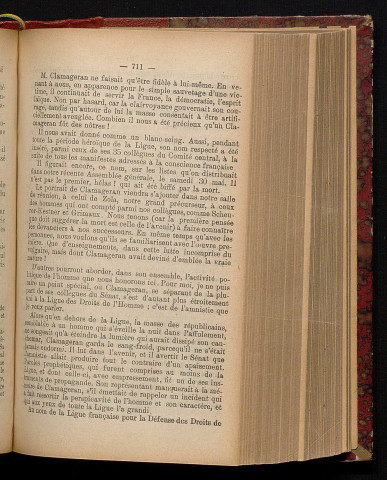 Juillet 1903 - Bulletin officiel de la Ligue des Droits de l'Homme