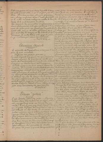 Marmoutier gazette année 1915 fascicule 1-40
