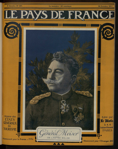 Le Pays de France - Année 1917 - Numéros 157-167