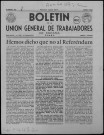 Boletín de la Unión general de trabajadores en España (1967 ; n° 267-278). Autre titre : Suite : Boletín de la Unión general de trabajadores de España en el exilio