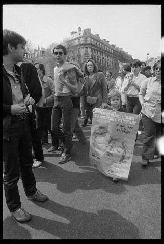 Manifestation des MLF. Manifestation des français immigrés