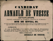 Candidat : Arnaud de Vresse