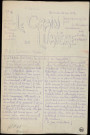Le grain de lumière (1918 : n°4), Sous-Titre : publié par une batterie de crapouillots