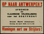 Op naar Antwerpen ! : Vlamingen eert uw Strijders !