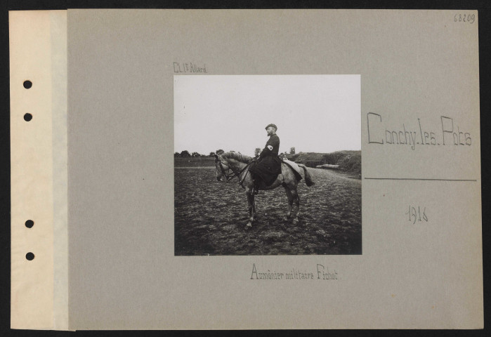 Conchy-les-Pots. Aumônier militaire Fichot