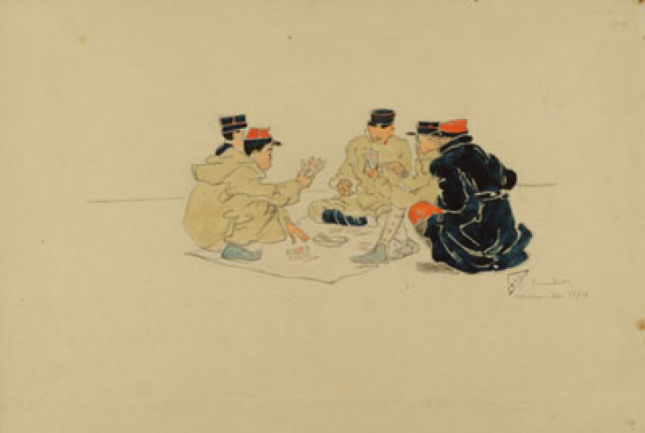 (La partie de cartes). Marseille 12/16