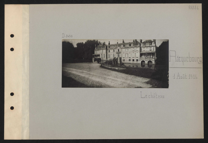 Ricquebourg. Le château