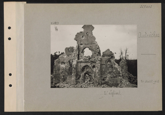 Autrêches. L'église