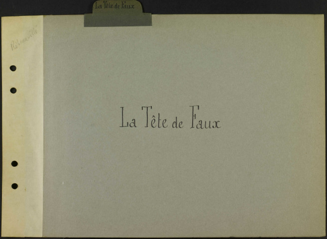 Intercalaire "La Tête de Faux"
