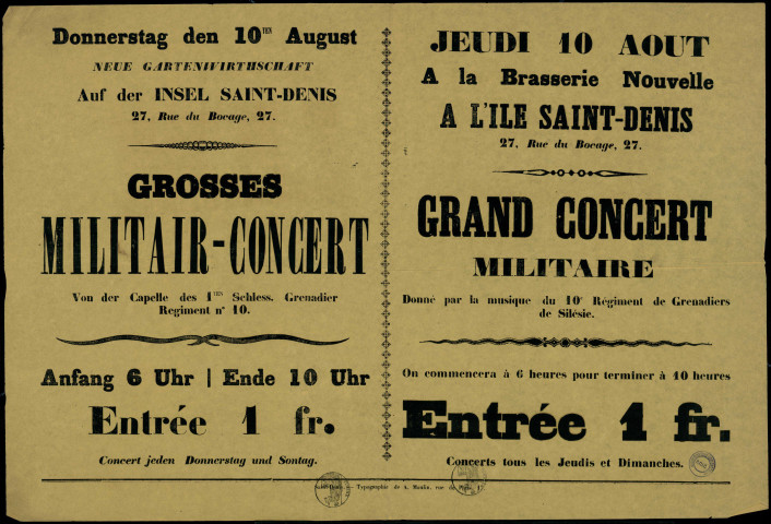 Grand concert militaire = Grosses Militair-Concert