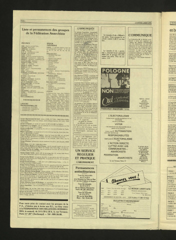 1981 - Le Monde libertaire
