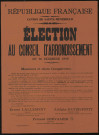 Election au Conseil d'arrondissement
