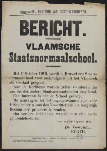 Vlaamsche Staatsnormaalschool