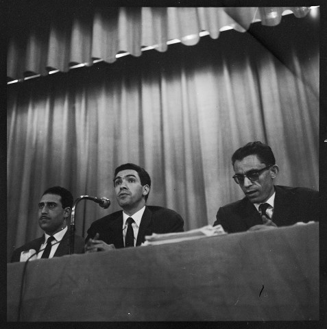 Discours de Mohammed Harbi. Le duo comique : Roger Pierre et Jean-Marc Thibaud