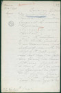 Extrait du Procès-verbal de 1e comparution de Leymarié, chef de cabinet, Ministère de l'Intérieur, en 1917
