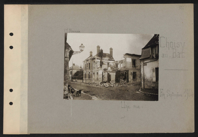 Choisy-au-Bac. Une rue