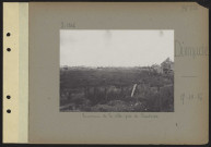 Dixmude. Panorama de la ville pris de Caeskerke