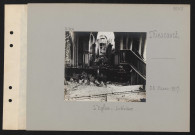 Thiescourt. L'église : intérieur