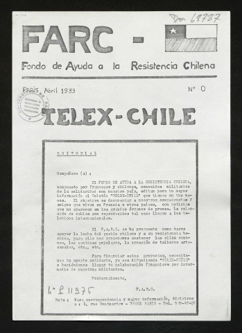 Telex-Chile - 1983
