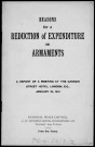 Reasons for a reduction of expenditure on armaments. Sous-Titre : A report of the meeting at the Cannon Street Hotel, London, E.C., January 16, 1914
