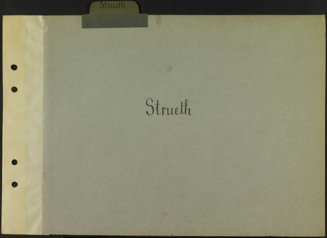 Intercalaire "Strueth"