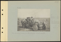 Ferme de Vadenay. Centre aéronautique. Manœuvre d'un ballon d'observation. Le treuil automobile