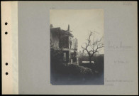 Pont-à-Mousson. Maison bombardée avenue du cimetière