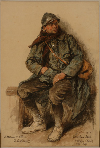 Classe 1913. Deroubaix Louis. Halluin (Nord). 164e Inf. (1918)