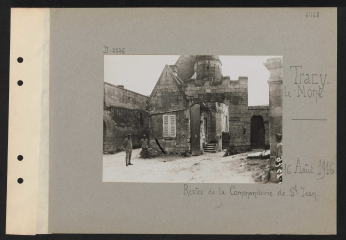 Tracy-le-Mont. Restes de la commanderie de Saint-Jean